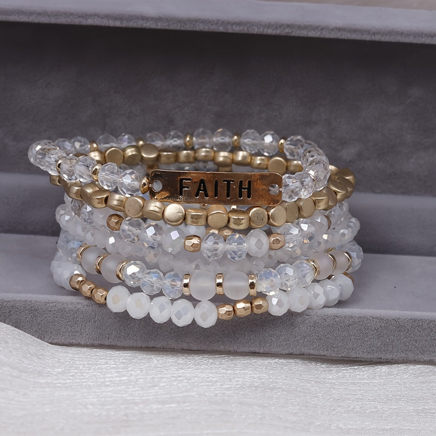 Rang-barang bo'yashli bejirimli taqinchoq to'plami ayollar uchun elastik kengaytiriladigan qabilaviy dizayn bayram zargarlik buyumlari