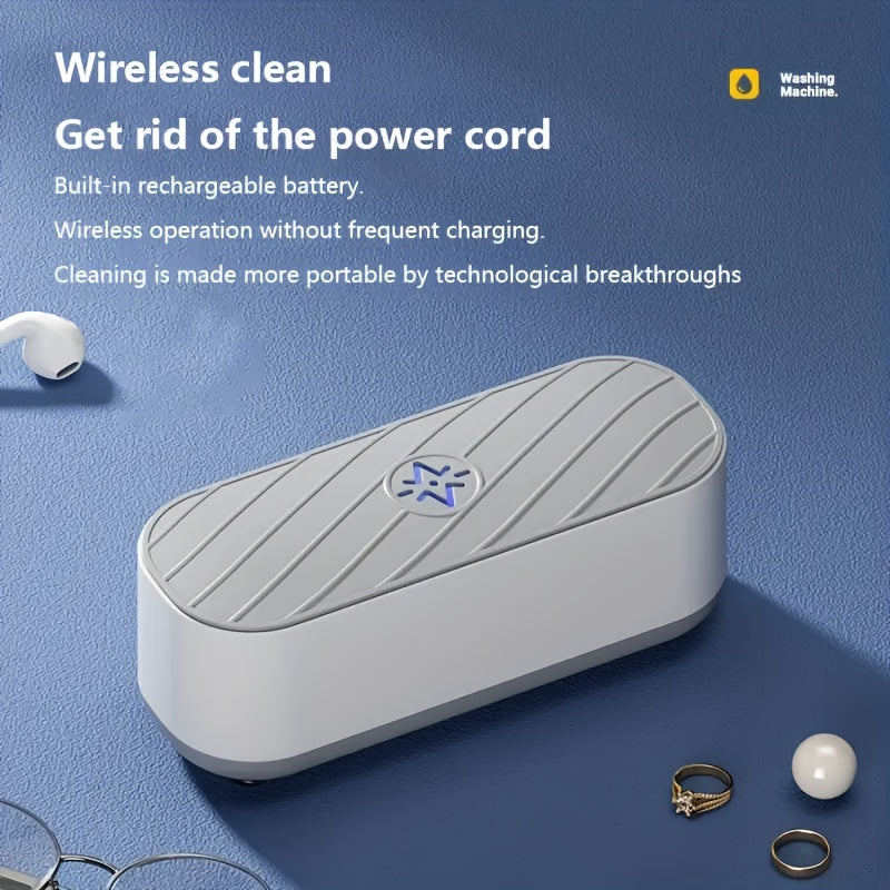 Portable Multi-Functional Cleaning Box with High-Frequency Vibration for Jewelry