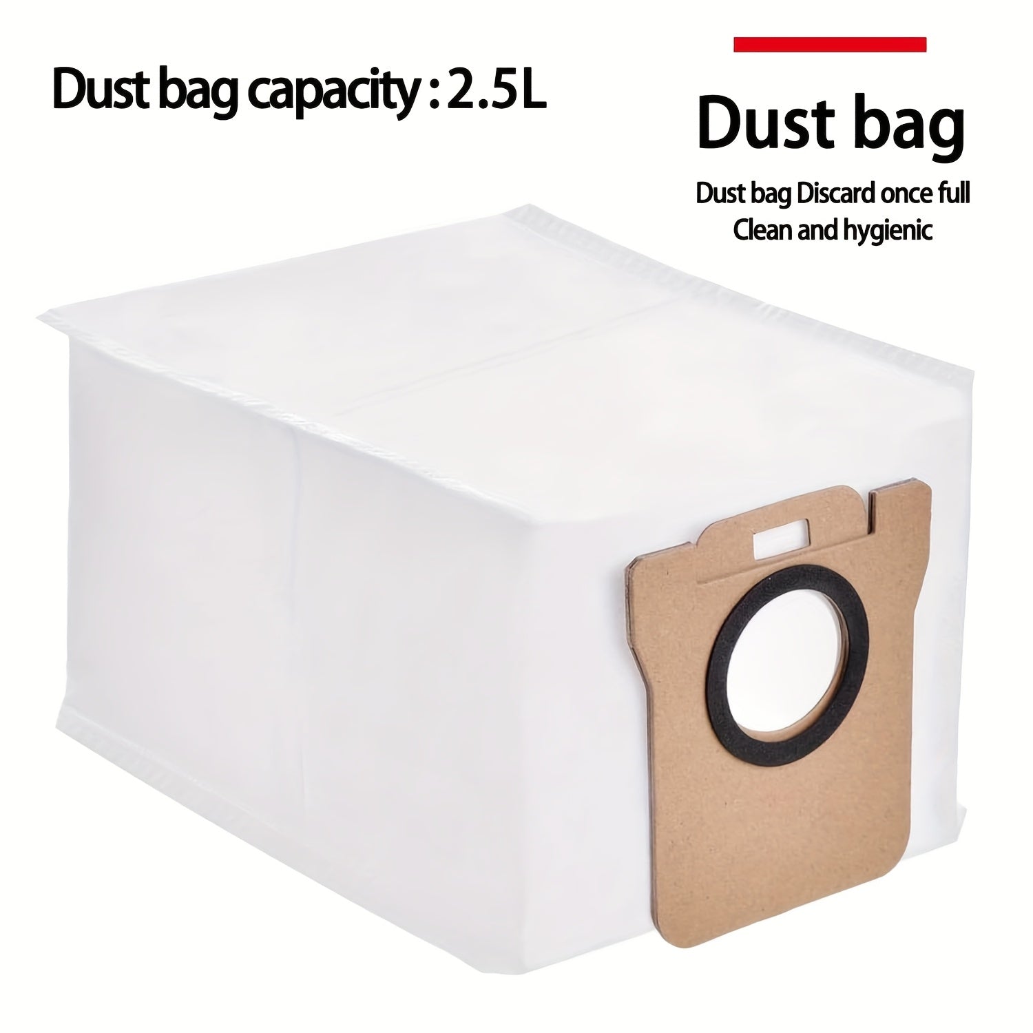 25pcs Vacuum Cleaner Replacement Parts Set for Xiaomi X10 Main Brushes Filters Side Brushes Mop Pads Dust Bags