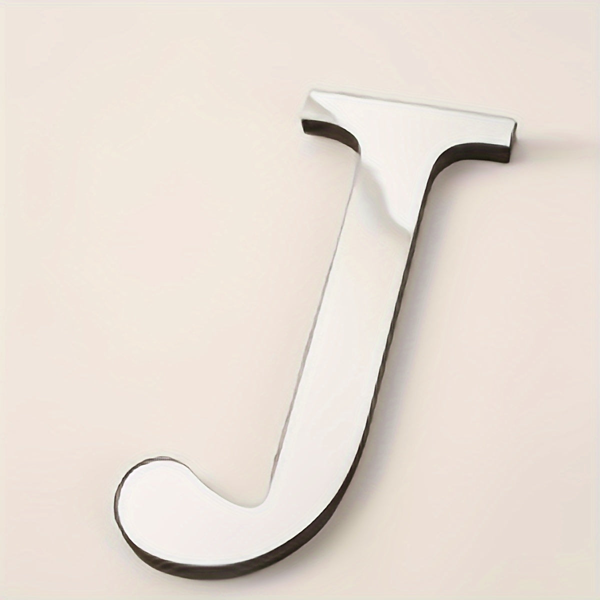 3D Acrylic Mirror Wall Decals Alphabet Stickers Gold Silver Self-Adhesive Modern Home Decor