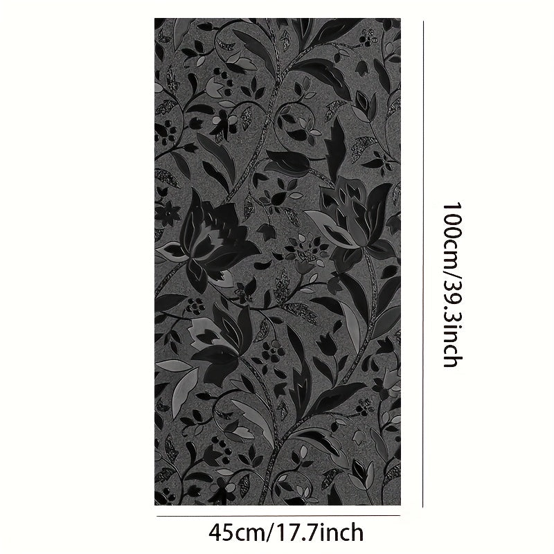 Затемняющая пленка для окон черного цвета, самоклеящаяся и надежно крепится без использования клея. Обеспечивает теплорегуляцию и защиту от ультрафиолета. Идеально подходит для украшения дома, двери, ванной комнаты, офиса, спальни и гостиной.