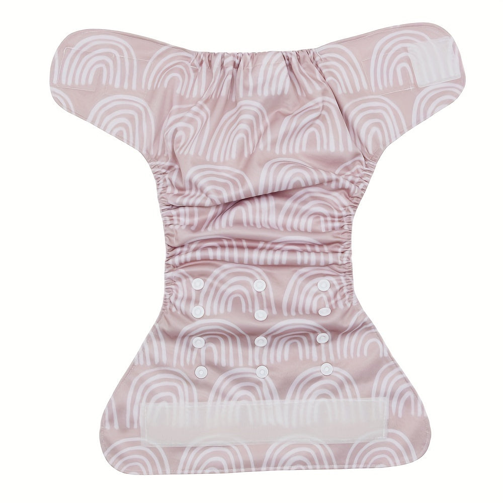 Cloth Diaper Set for Babies 0-3 Years Reusable Polyester with Waterproof Cover