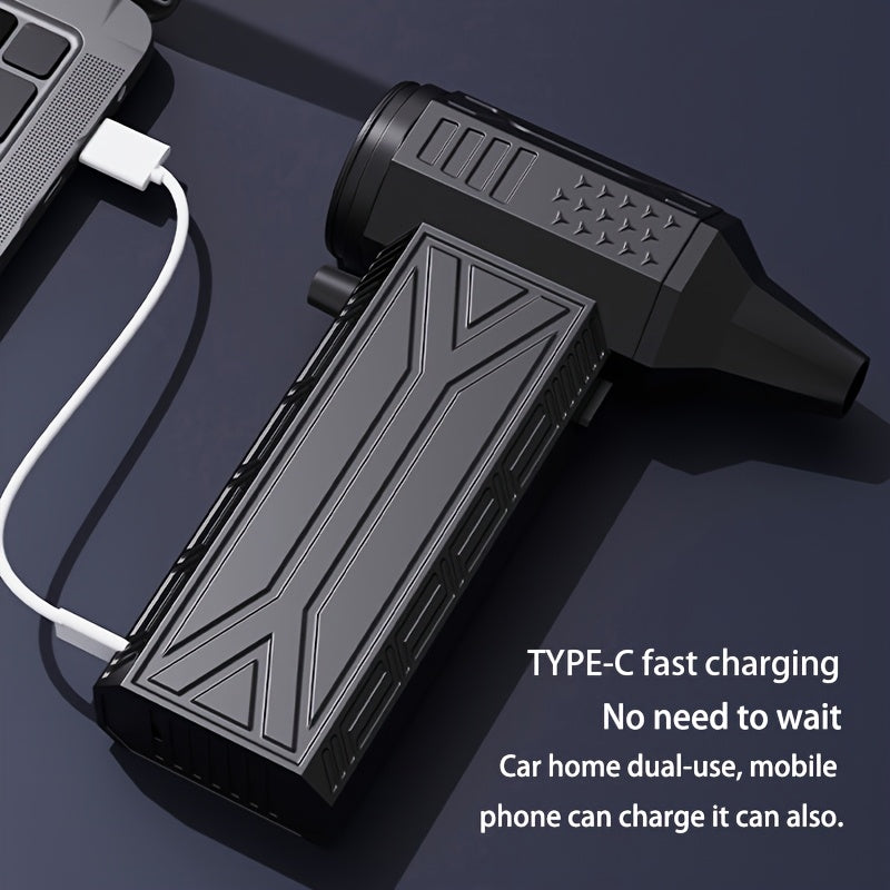 Портативный турбонасос с USB-зарядкой, универсальный для кемпинга на открытом воздухе и уборки