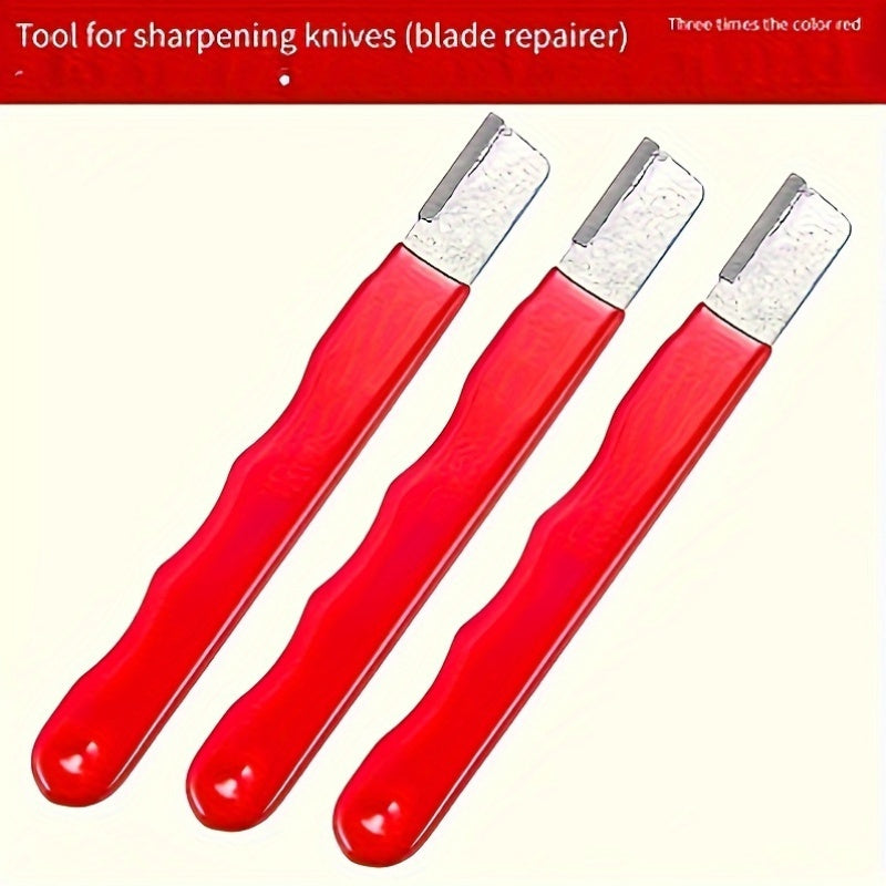 3 ta bo'lak pichoqni qattiqlashtirish to'plami, oshxona qirqish uchun tungstendiyamond keramika qirqishlar bilan