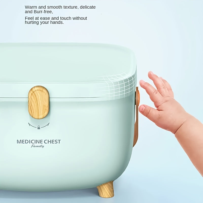 Multi-Layer Medicine Storage Box Organizer for Family Use