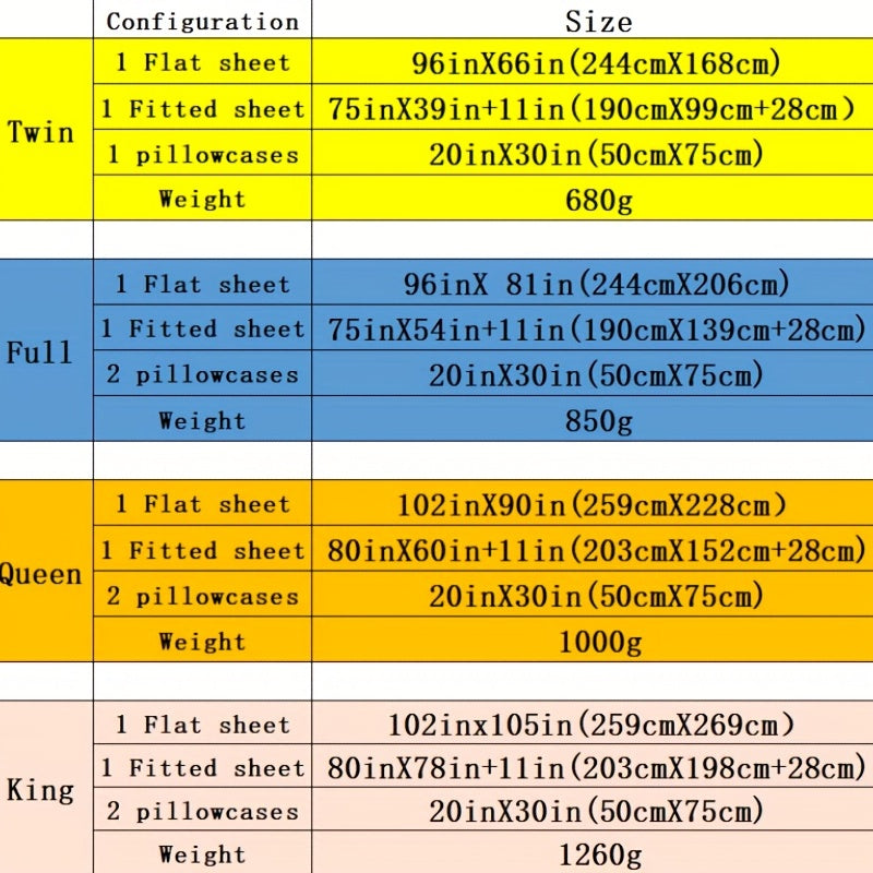 Комплект простыней из стирки шелкового сатина доступен в 3 или 4 предметах. Идеально подходит для спальни, гостевой комнаты или отеля. В комплект входит 1 плоская простыня, 1 простыня на резинке и 1 или 2 наволочки. Ядро не включено.