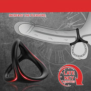 Male Silicone Cock Ring Sexual Toys Sperm Lock Adult Couples Gear