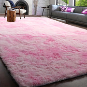 Extra Large Pink Fluffy Shag Rug for Bedroom Nursery or Living Room
