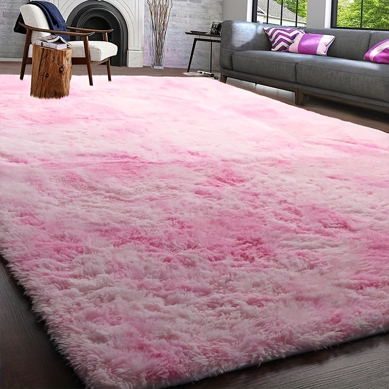Extra Large Pink Fluffy Shag Rug for Bedroom Nursery or Living Room