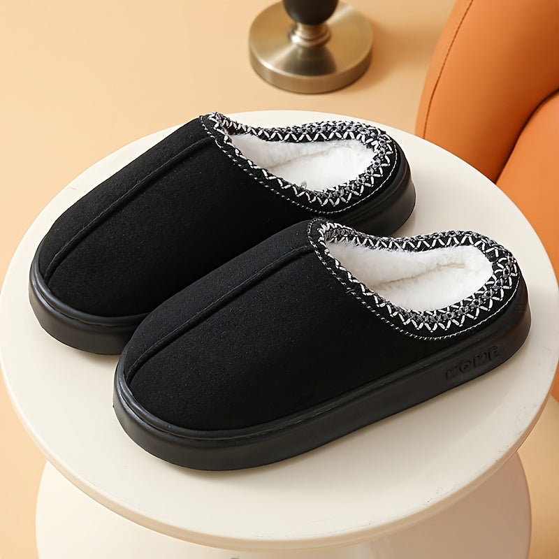 Women's Warm Indoor Outdoor Slippers with Non-Slip Sole