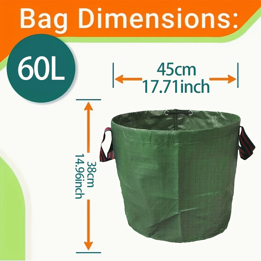 Heavy Duty Trash Bags Various Sizes for Lawn Pool Garden Leaf Waste