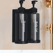 Wall-Mounted Plastic Soap Dispenser for Hotel Bathrooms and Shower Storage