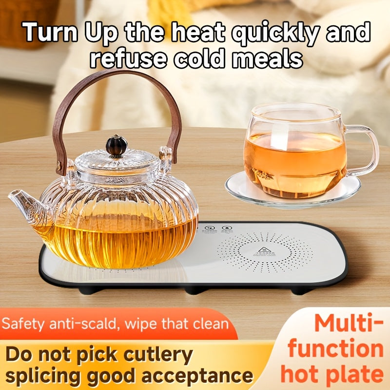 Portable Electric Food Warmer Tray with Thermostatic Control for Travel and Parties