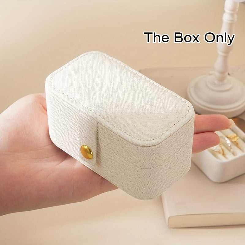Портативный органайзер для украшений для хранения колец, серег, ожерелий и браслетов, подарок