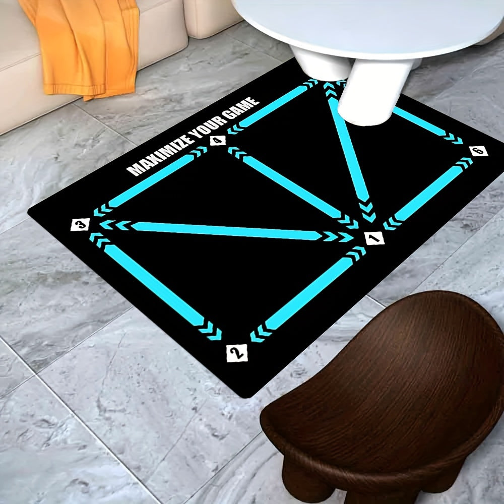 Коврик для футбола внутри помещения, нескользящий, моющийся в машине, мягкий, для входа, декор