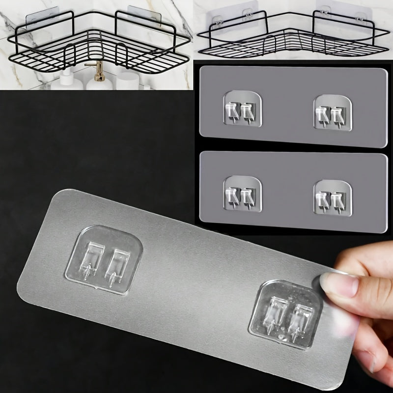 Adhesive Hooks for Bathroom and Kitchen Organization 5 Pack Wall Mount Towel and Toiletry Hangers