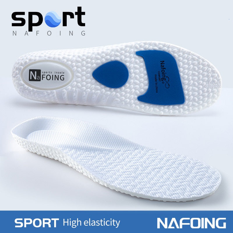 Men's Foam Cushioned Shock Absorption Shoe Insoles PC Material Pair
