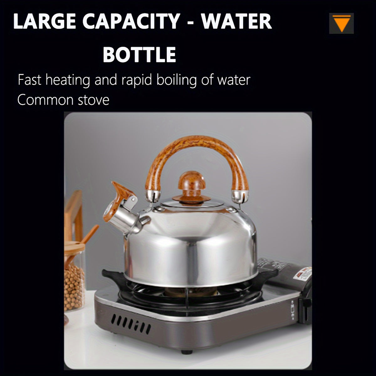 Stainless Steel Cookware Set 12 Pieces Pots Pans with Lids for Home Camping Kitchen