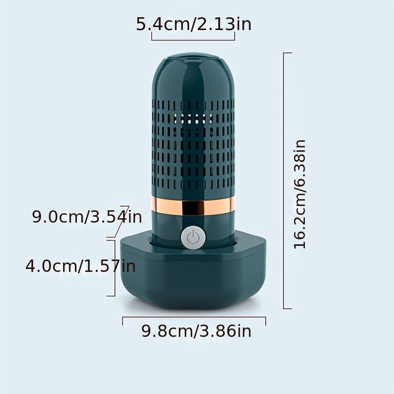 Cápsula purificadora de frutas y verduras recargable por USB, diseño en forma de cápsula, eliminación de pesticidas en alimentos, 36V 3000mAh