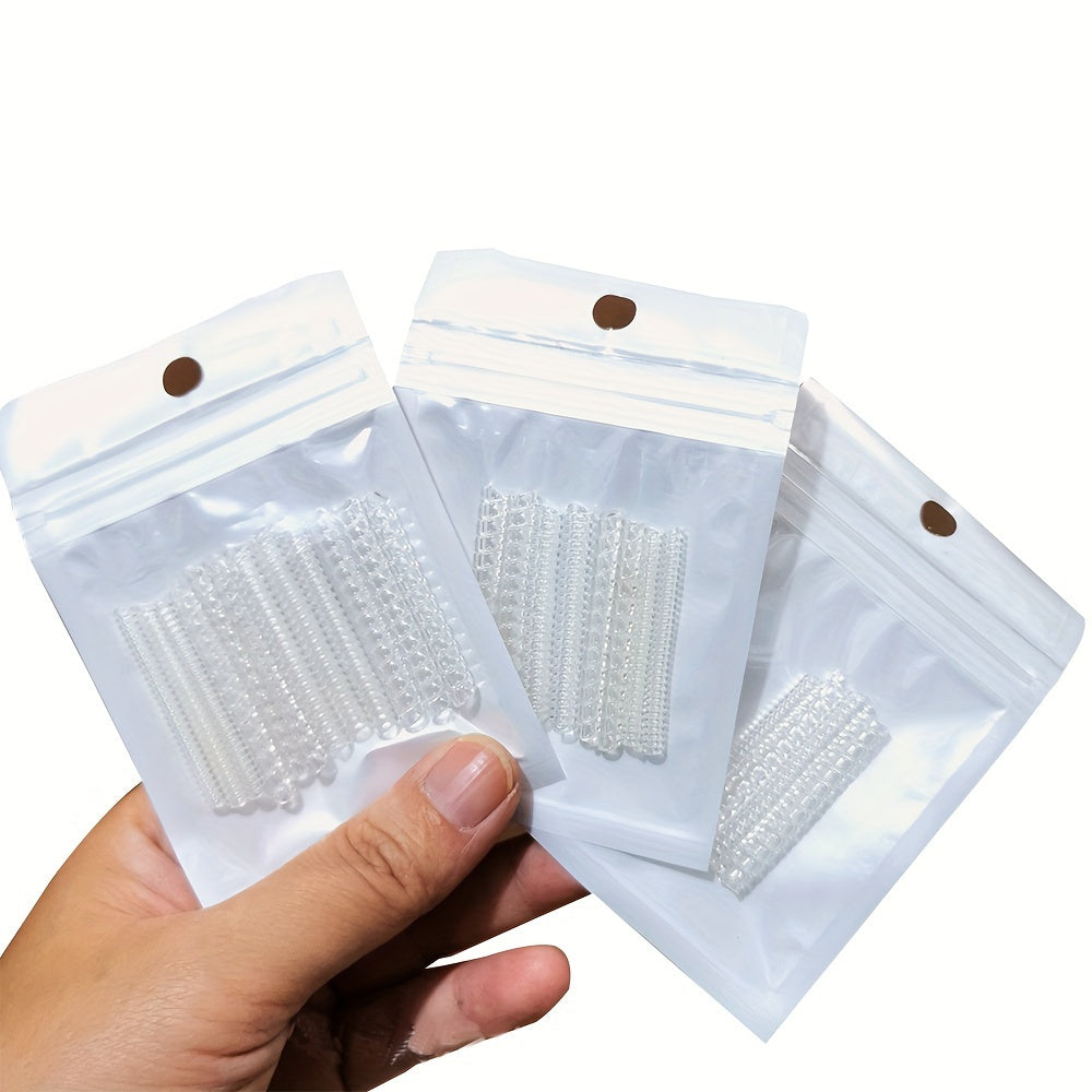 Invisible Ring Sizing Kit with 4 Clear Silicone Fasteners for Loose Rings