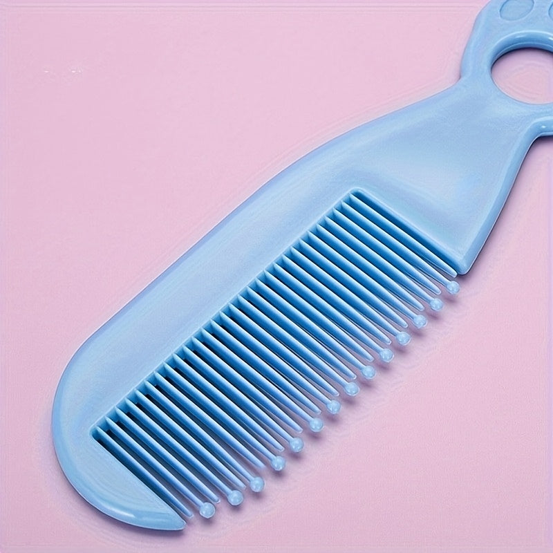 Набор для ухода за детьми 3+ с расческой, ногтевыми щипцами, триммером для ногтей и зубной щеткой, розовый, синий