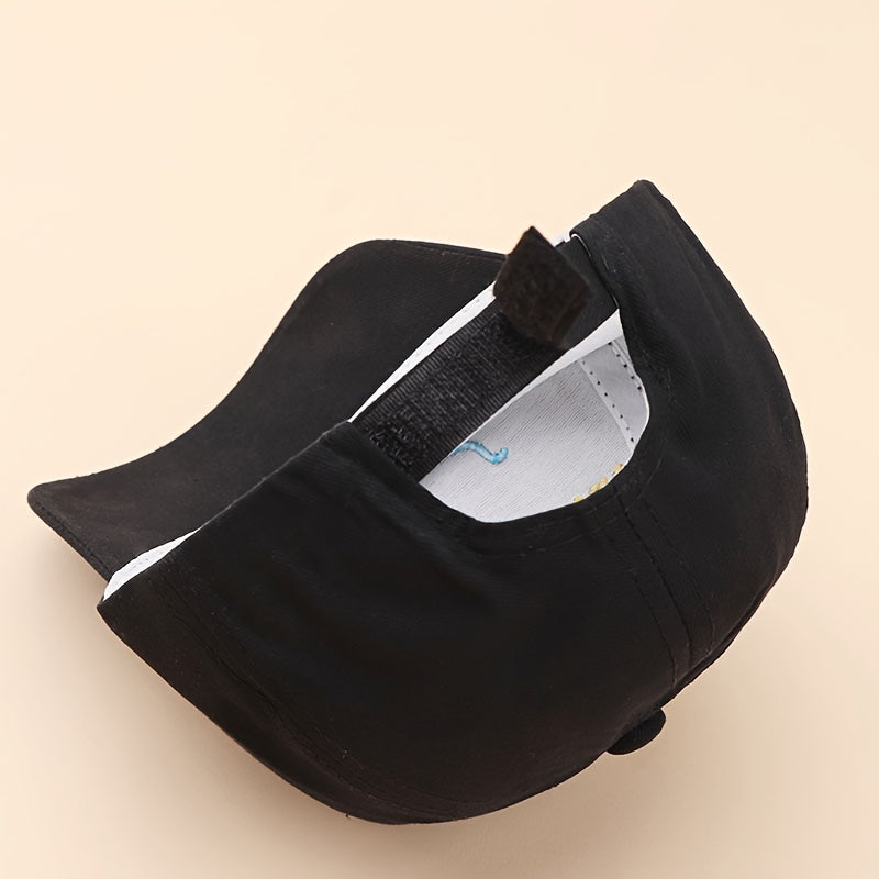 Kids Dinosaur Embroidered Baseball Cap Sun Protection for Boys 3-14