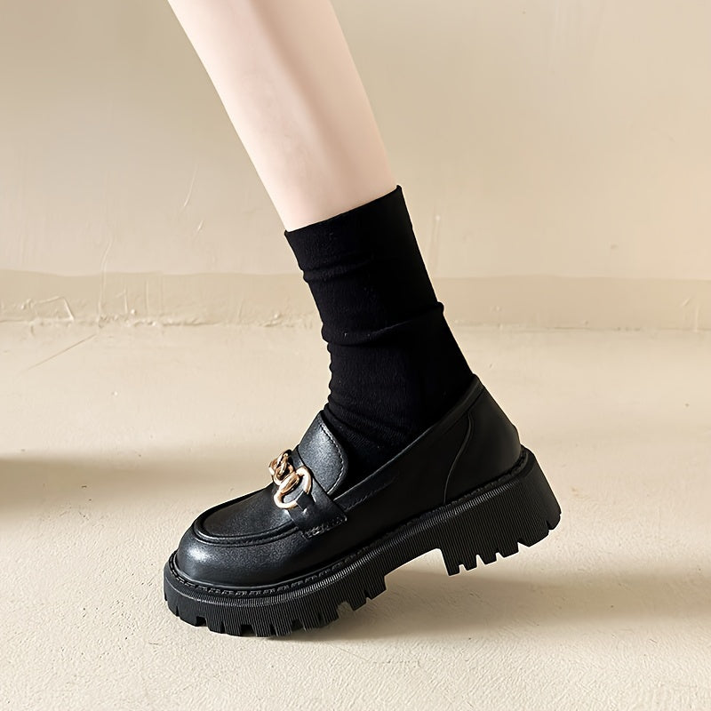 Women's Loafers Faux Cover Slip-On Thick Sole Breathable Mesh All Seasons