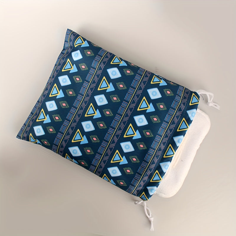 Reusable Wet Bag 25x30cm Waterproof Diaper Beach Pool Gym Organizer