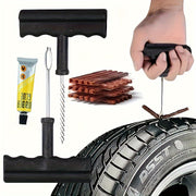Emergency Tire Repair Kit for Cars and Motorcycles with Tire Levers
