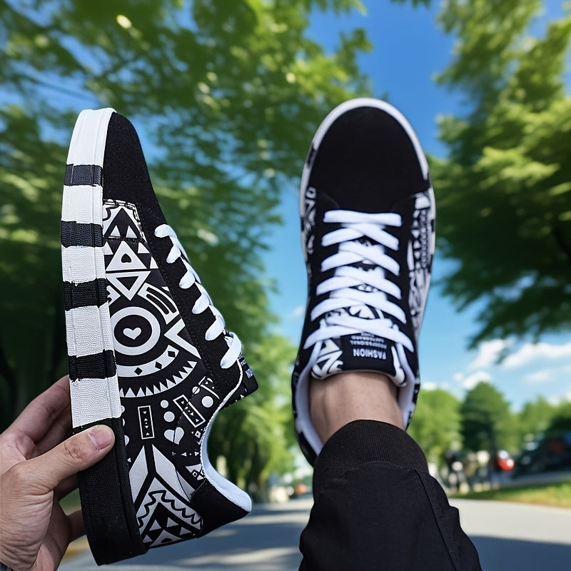 Men's Canvas Sneakers Lace-Up Casual Running Tennis Basketball All-Season Low Top