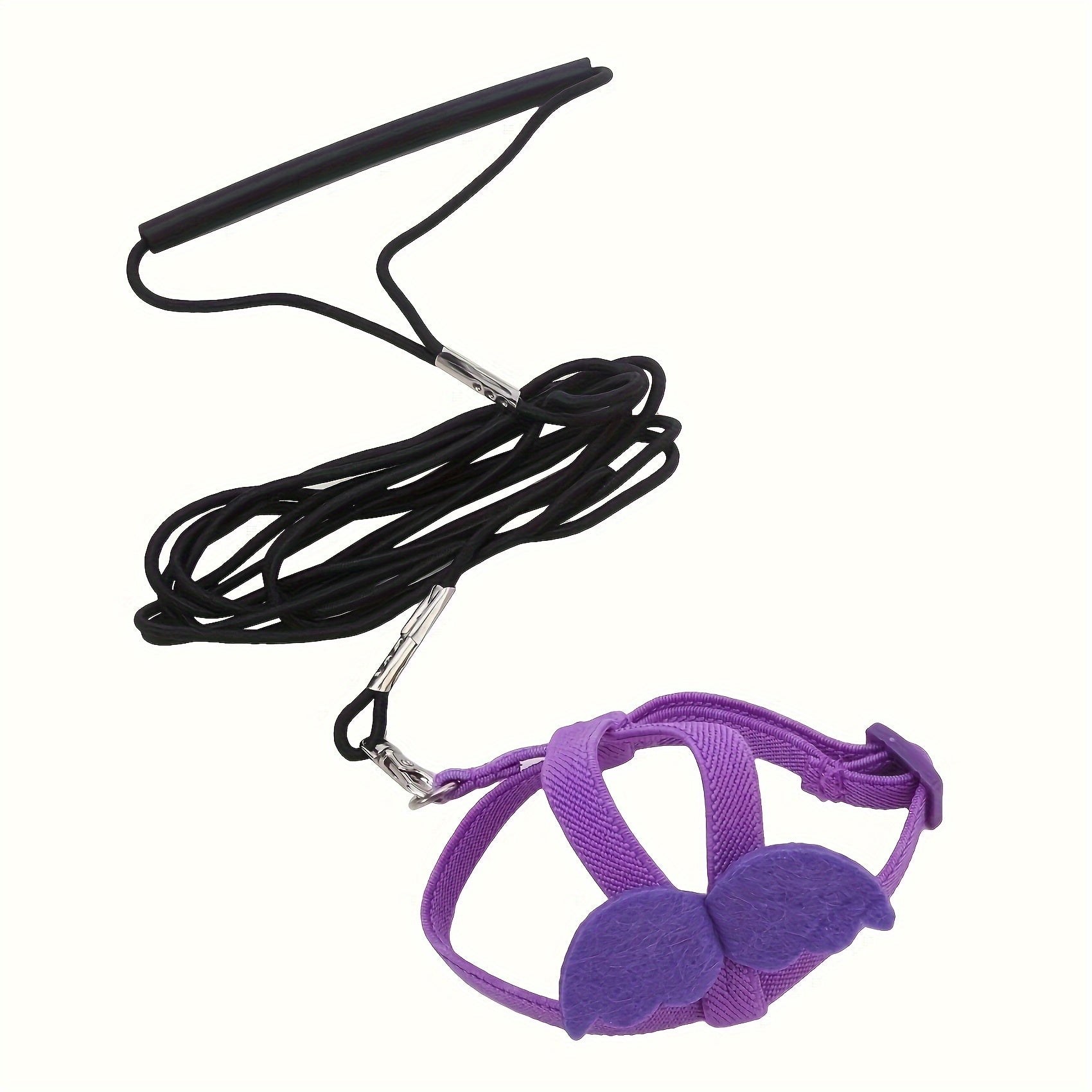 Adjustable Parrot Harness with Nylon Rope and 182.88cm Training Leash for Outdoor Flying