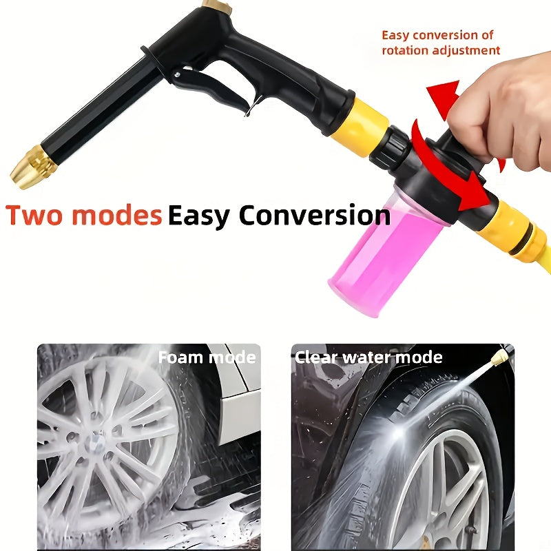 PVC Water Gun Set with 5m Hose for Car Washing and Outdoor Cleaning