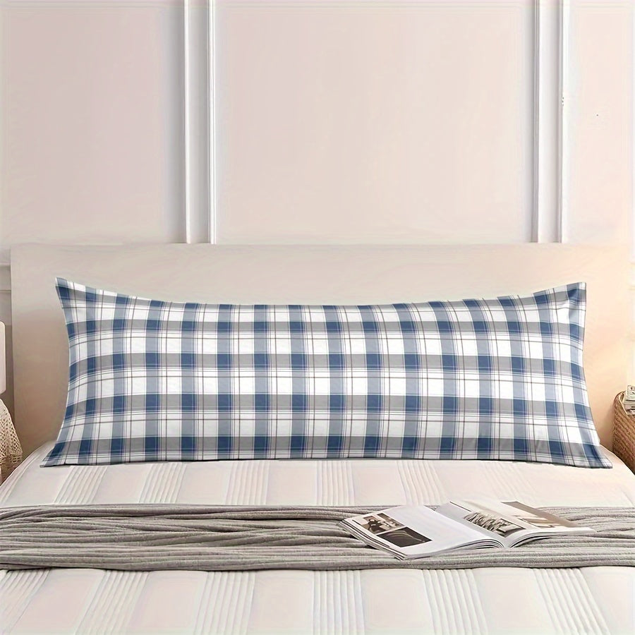 Cozy Long Pillowcase All-Season Polyester Envelope Closure for Home Decor