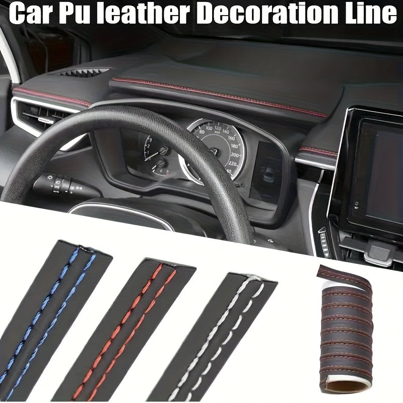 Car Interior Decoration Stickers Door Center Console Gap Filling Lines Scratch Cover