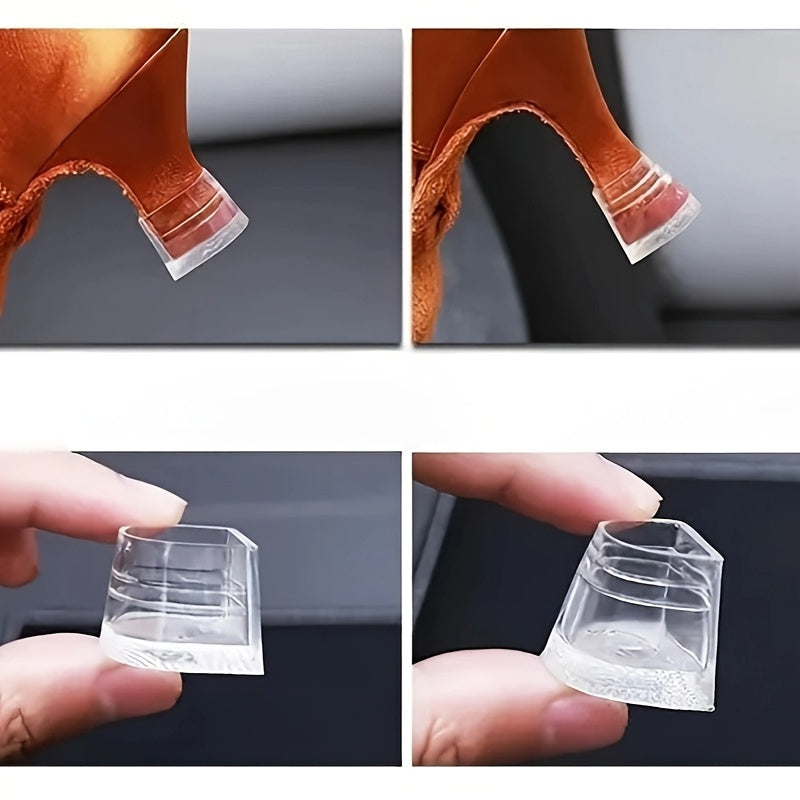 Women High Heel Protectors Anti-Slip Thin Stiletto Covers 6 Pack