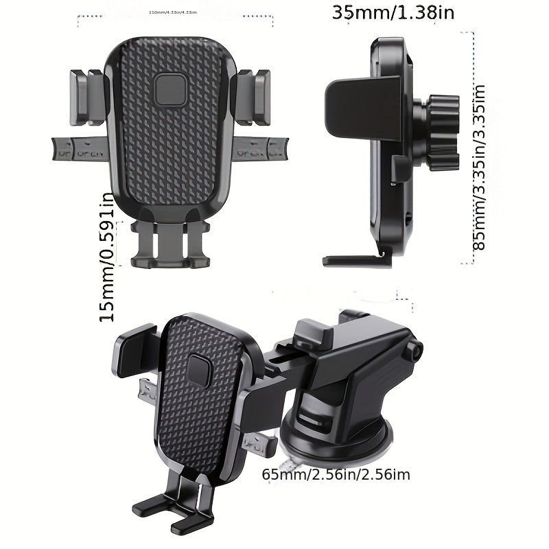 Universal avtomobil telefon uchun tutqich, suyuqlik bilan yopishqoq, 360° burilish