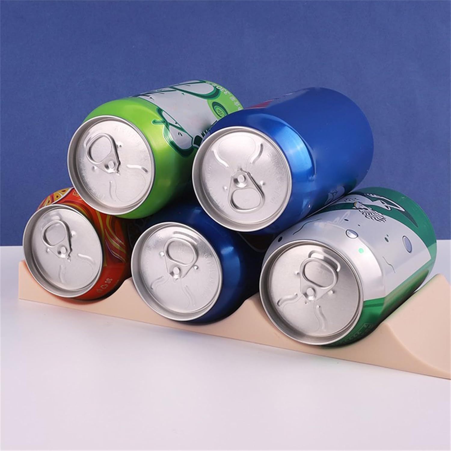 Soporte para copas de plástico, soporte para latas y botellas, organizador de bebidas independiente