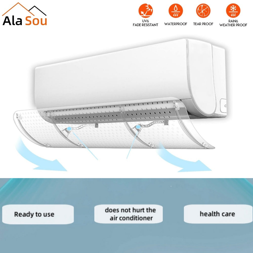 Moslashuvchan havo konditsioneri shamollatgichining ichki qismi PP ob-havo sharoitlariga chidamli, oson o'rnatiladi