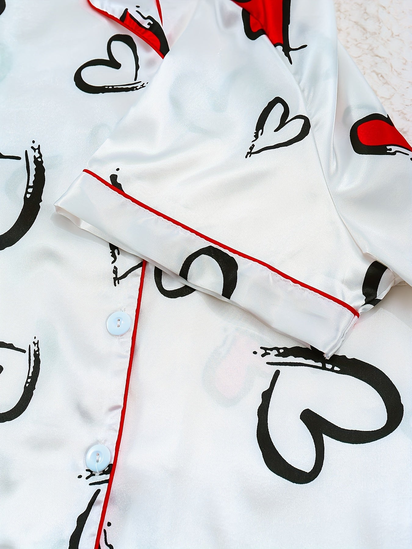 Пижама из сатина с леопардовым принтом для женщин, топ с коротким рукавом, длинные штаны, неэластичный полиэстер спандекс, ночная одежда