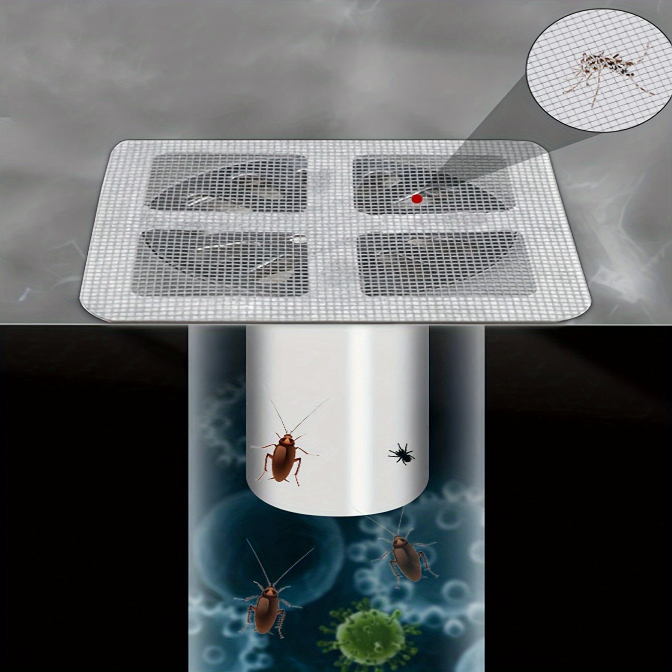 6 Ta Nylon Drayn Strainer Qopqog'i: Soch, Qushtlar va Hidlarni Hamom Lavabolarida To'xtating