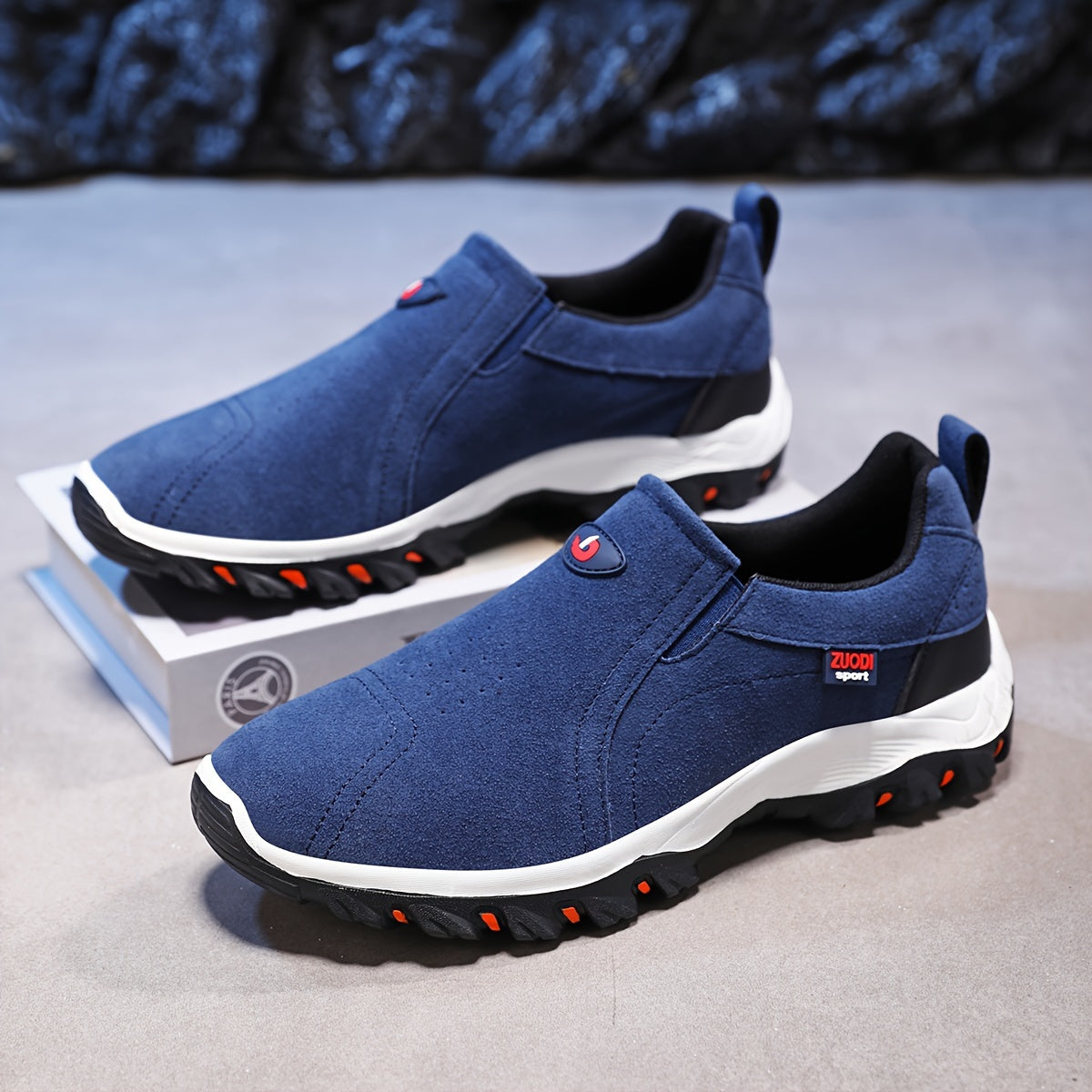 Men's Casual Loafers Lightweight Breathable Comfortable All-Season Slip-On Shoes