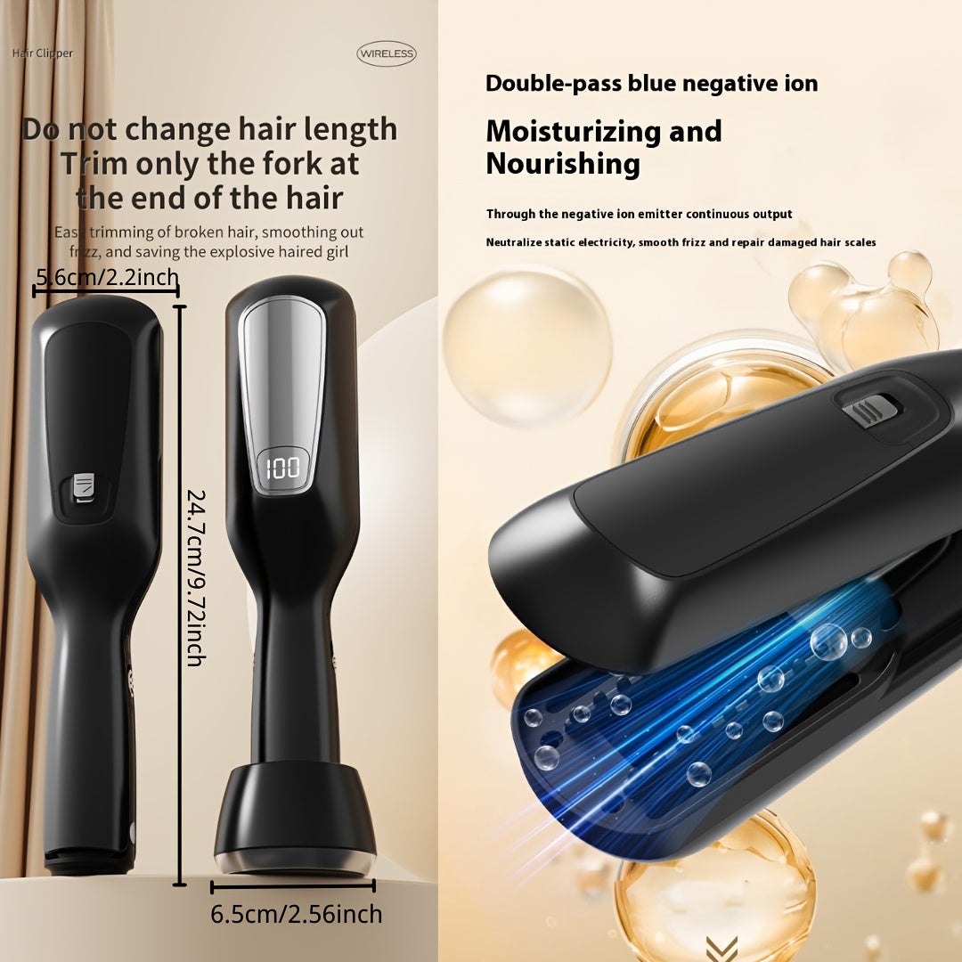 Avtomatik elektr hair clipperlar, salbiy ionli soch parvarishi uchun, qayta zaryadlanuvchi, ajraladigan trimmer ayollar uchun