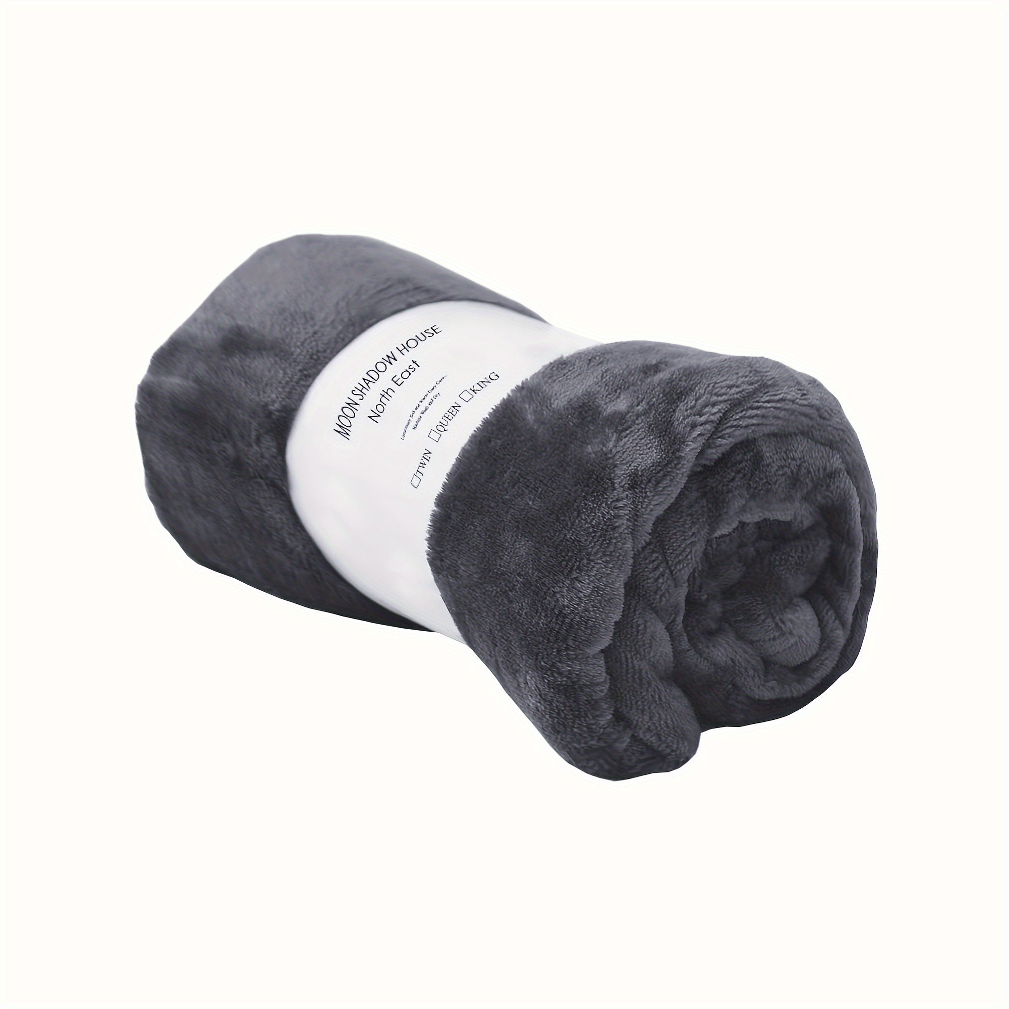 Fleece Blanket for Couch Solid Color 300GSM Soft Fuzzy Cozy All Seasons