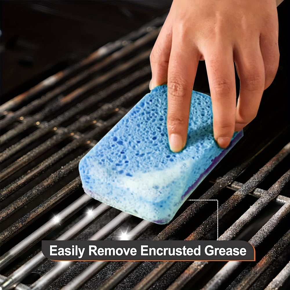 Упаковка из 7 или 13 экологически чистых сжатых древесных волокон для мытья посуды для пикников - прочные и устойчивые - мощное удаление пятен - легко носить с собой - идеально подходит для чистки кастрюль и посуды на кухне