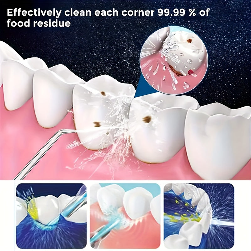 Portable High Pressure Water Flosser for Teeth and Gum Care