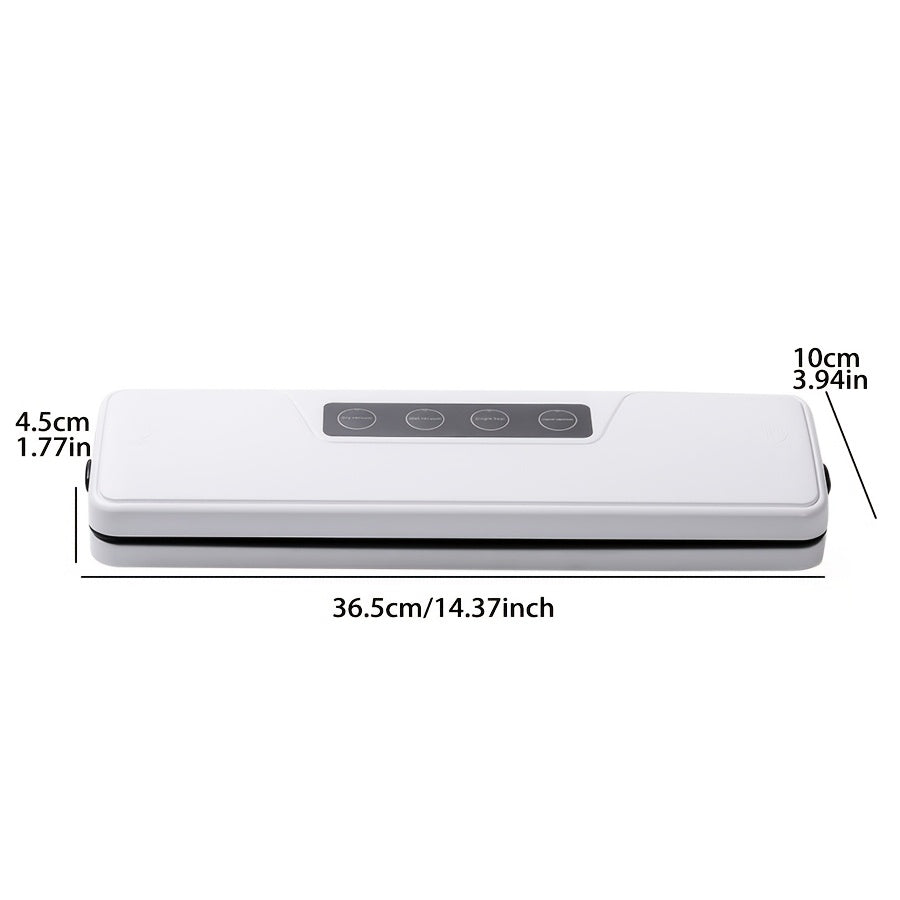 Avtomatik oziq-ovqat vakuum yopishqoq, yengil va kompakt, EU rozetkasi, 10 ta paket