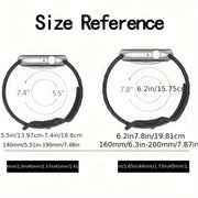 Banda de reloj deportivo de silicona resistente al agua para Apple Watch Series 1-9 y SE 40mm 44mm 45mm