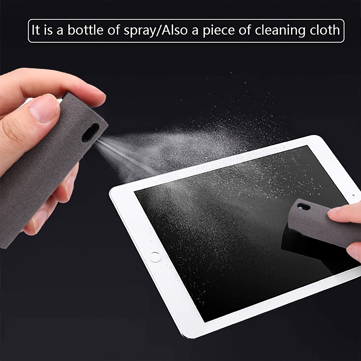 Microfiber Screen Cleaner Spray Bottle Set for Phones and Devices