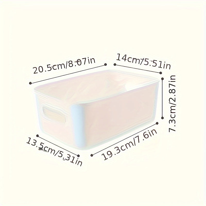 Bins de almacenamiento de plástico con tapas, contenedores de organización para hogar y oficina