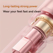 Electric Foot Callus Remover Dual Speed Rechargeable with Display Control Pink Black